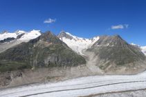 Randonnée au glacier d'Aletsch dans les Alpes suisses