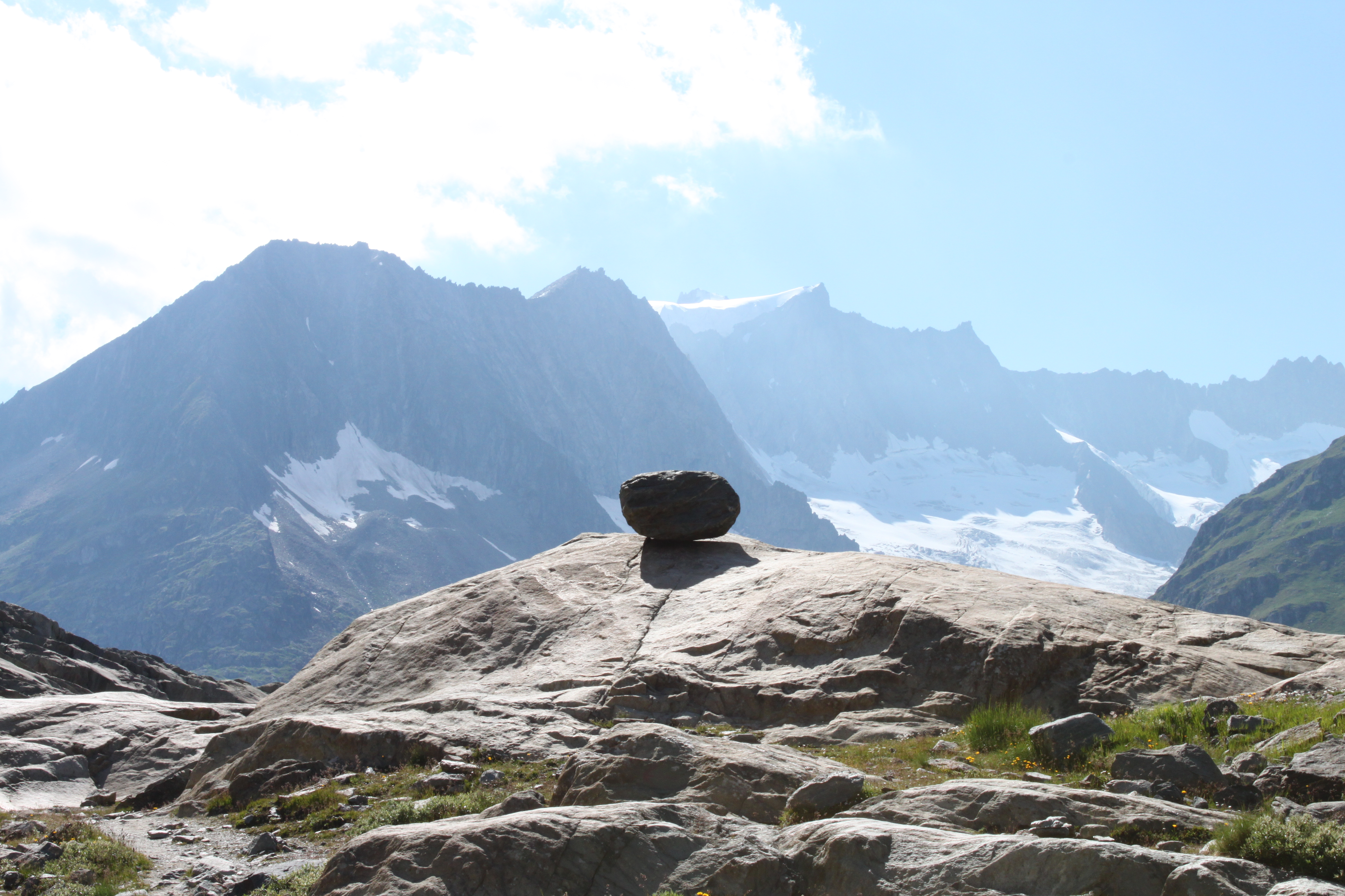 Randonnée au glacier d'Aletsch dans les Alpes suisses