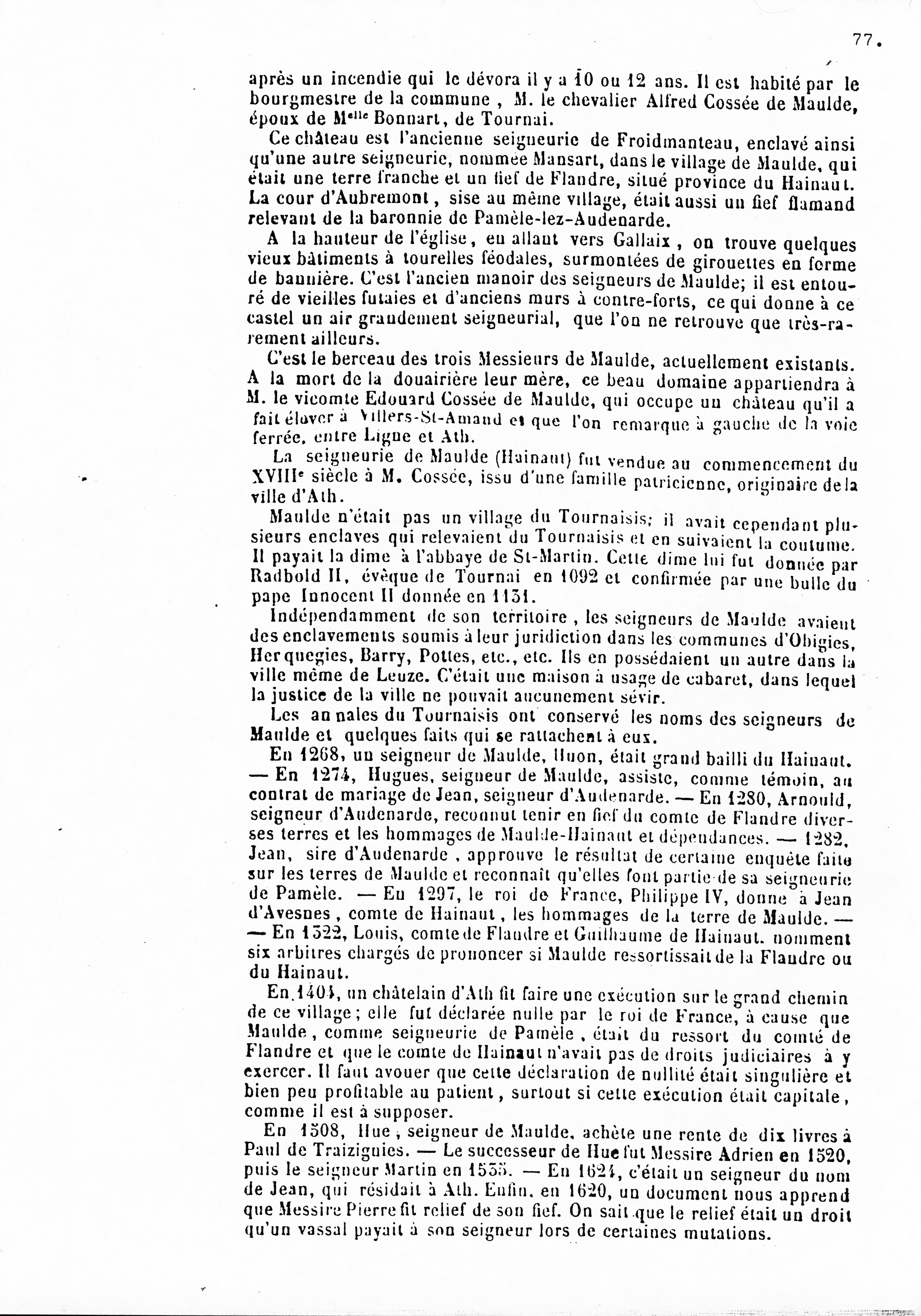 Maulde Souvenirs et legendes des communes de l jpg