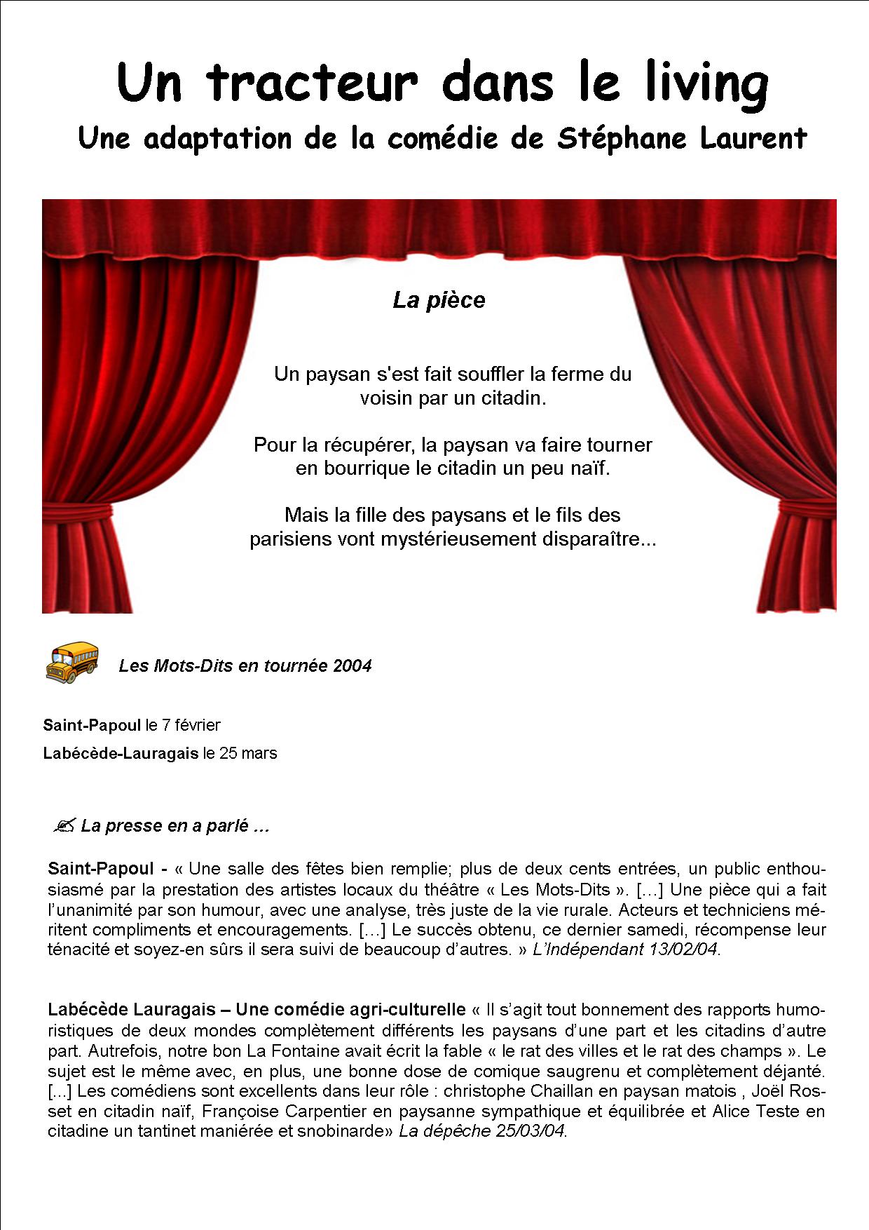 Affiche panneaux tracteur