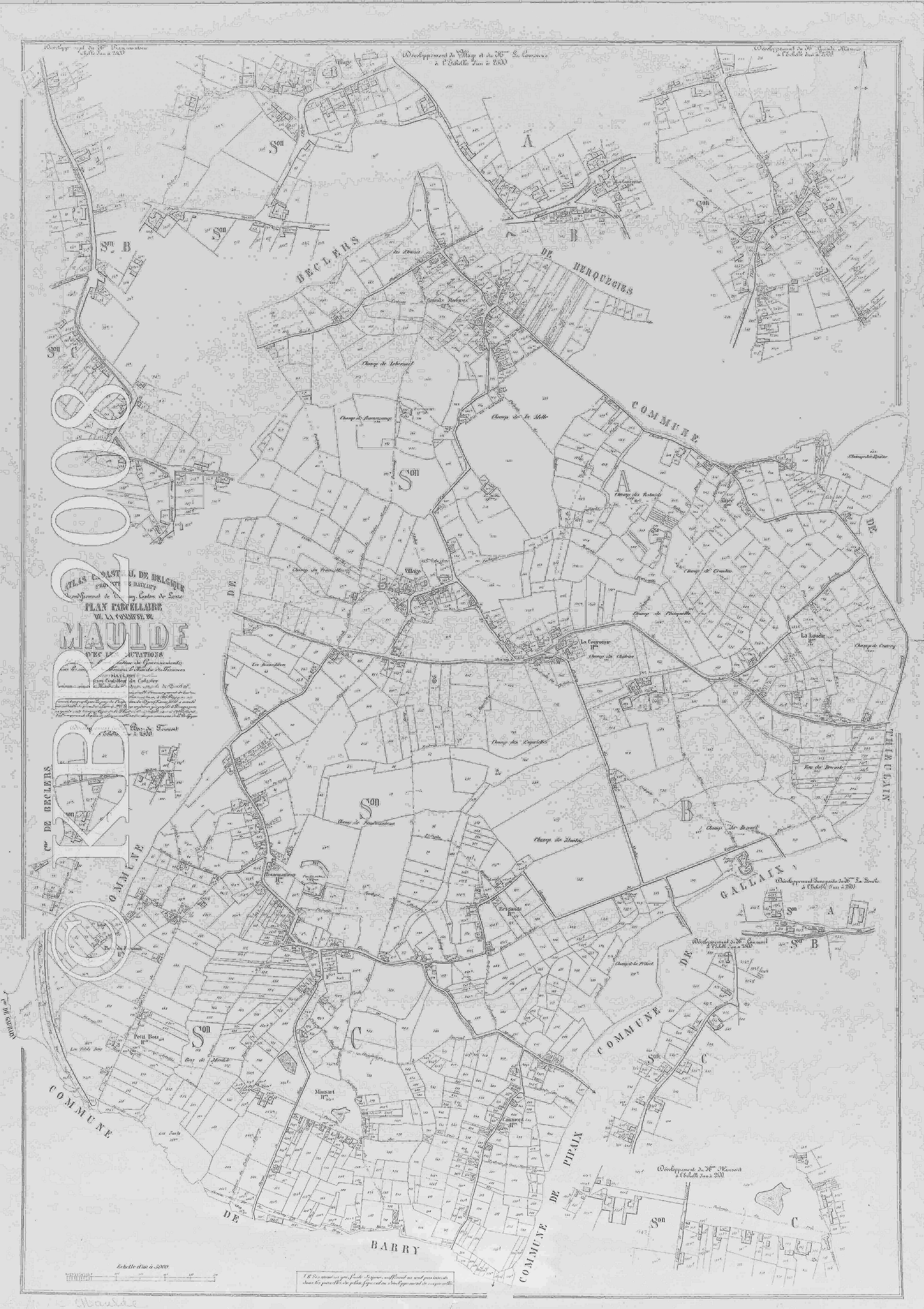 Maulde en 1830