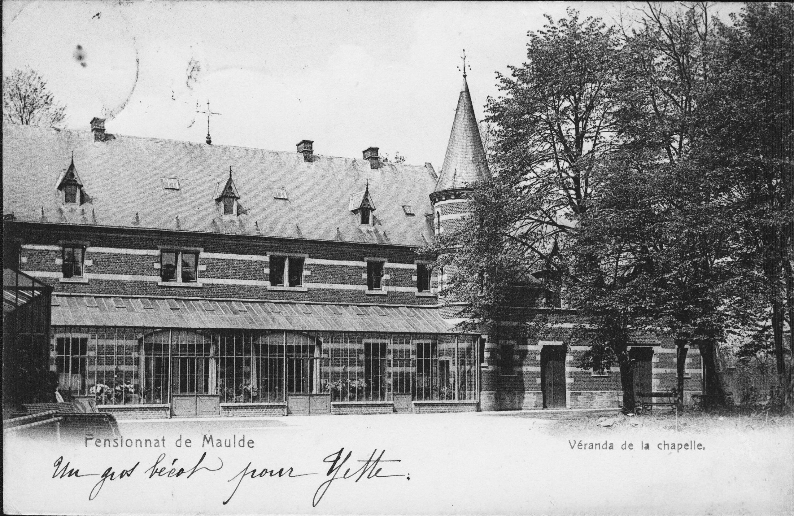 Maulde - Château de Mansart - Véranda de la chapelle