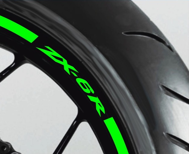 Liserets verts logos ZX6R verts