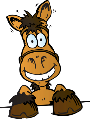 Lachendes Pferd