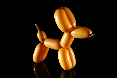 Chien en ballon