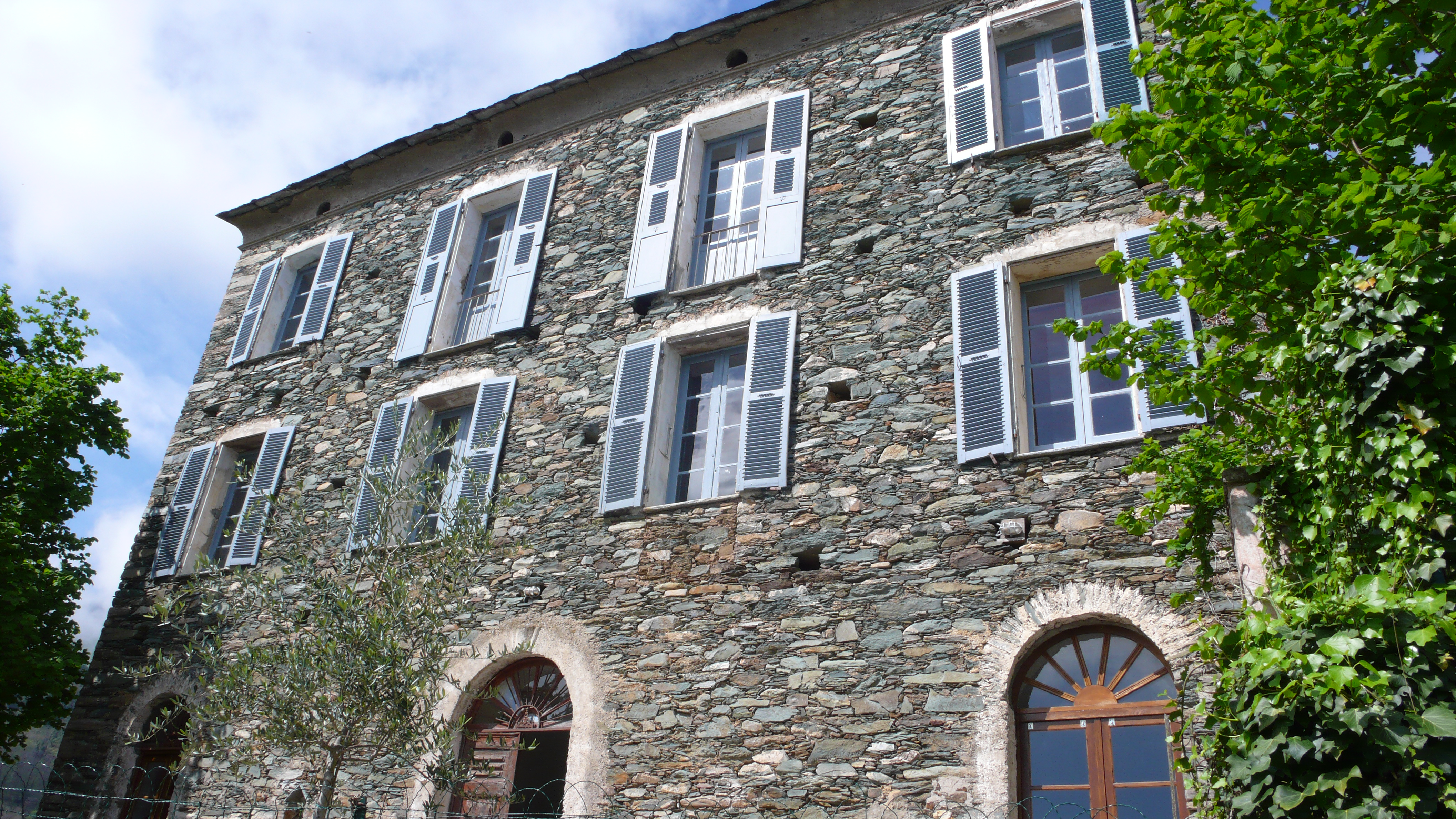 façade de la maison