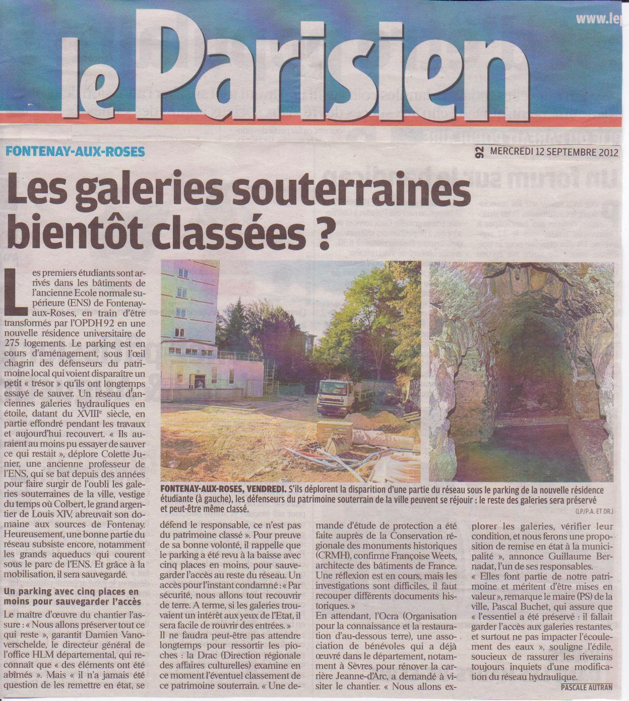Le Parisien 2012 09 12