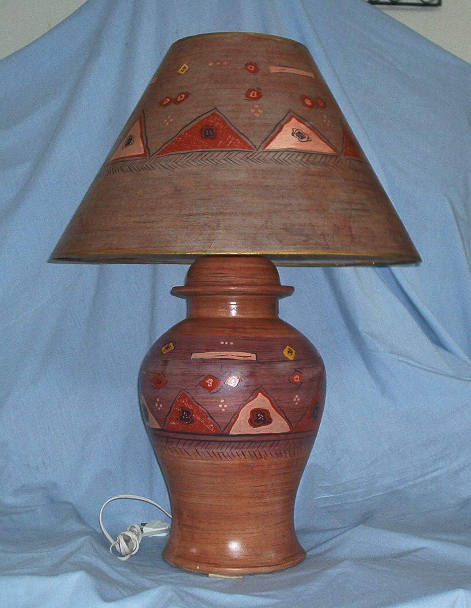 Lampe nor zri marron f