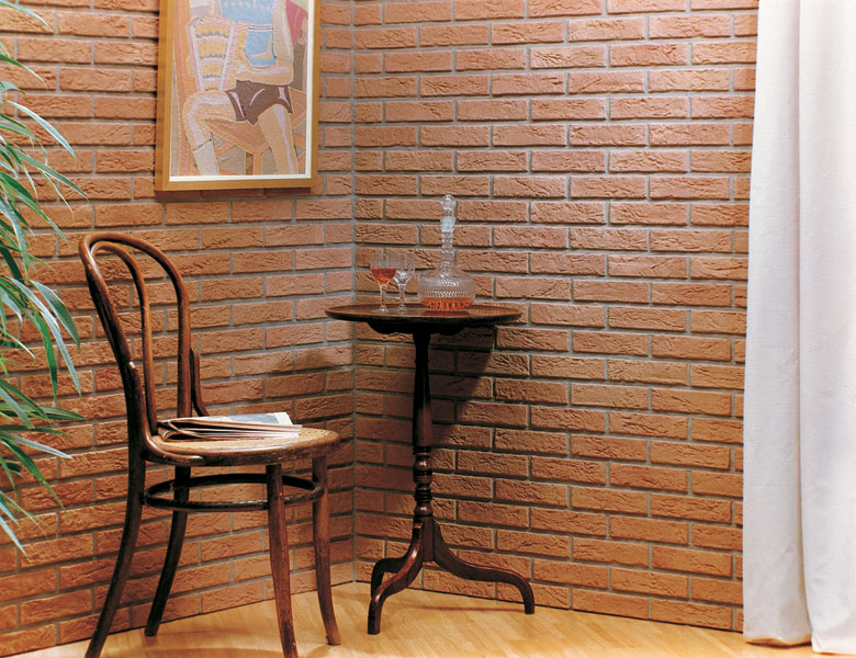 Plaquettes de brique interfix rouge