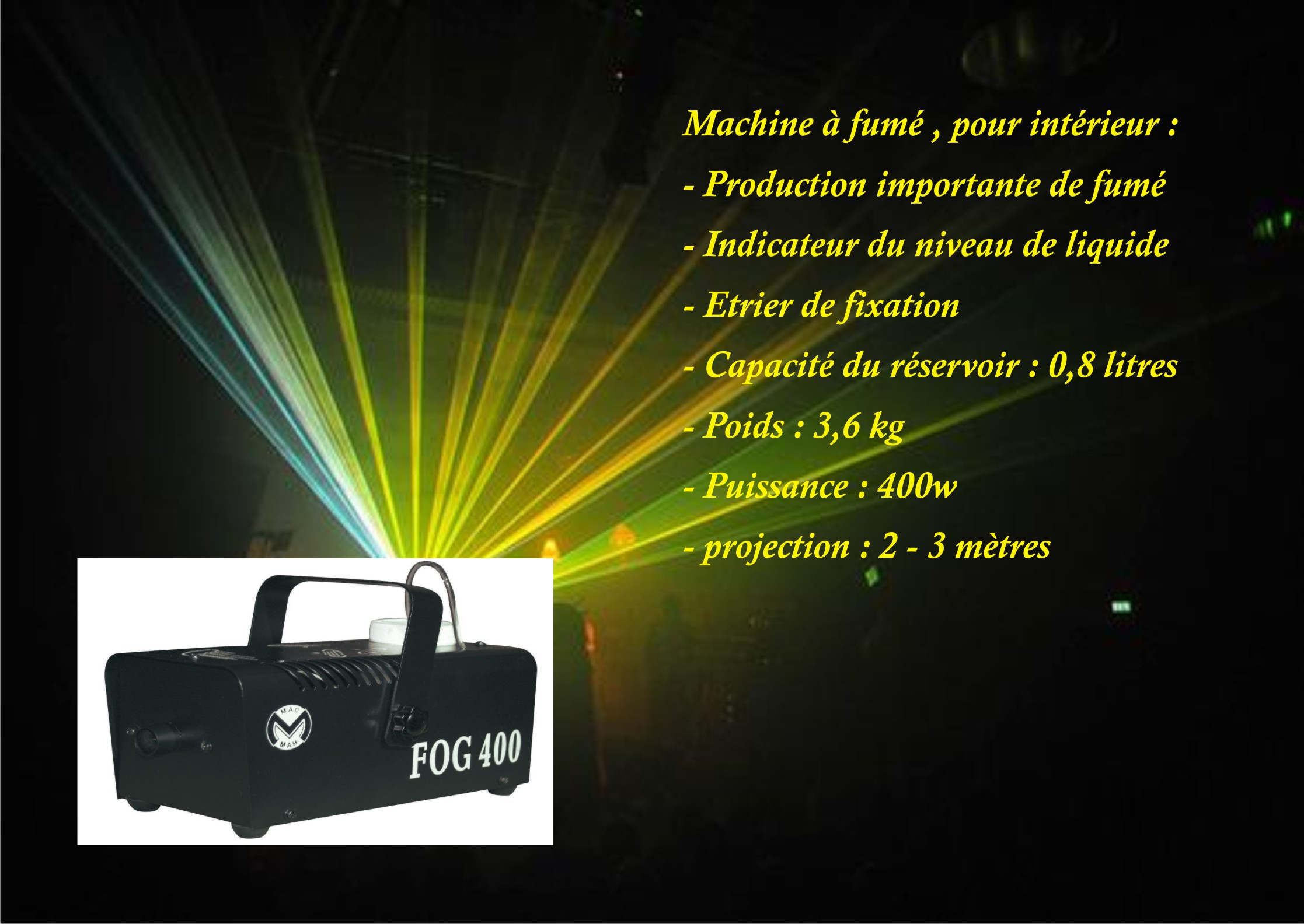 Machine a fumee 1