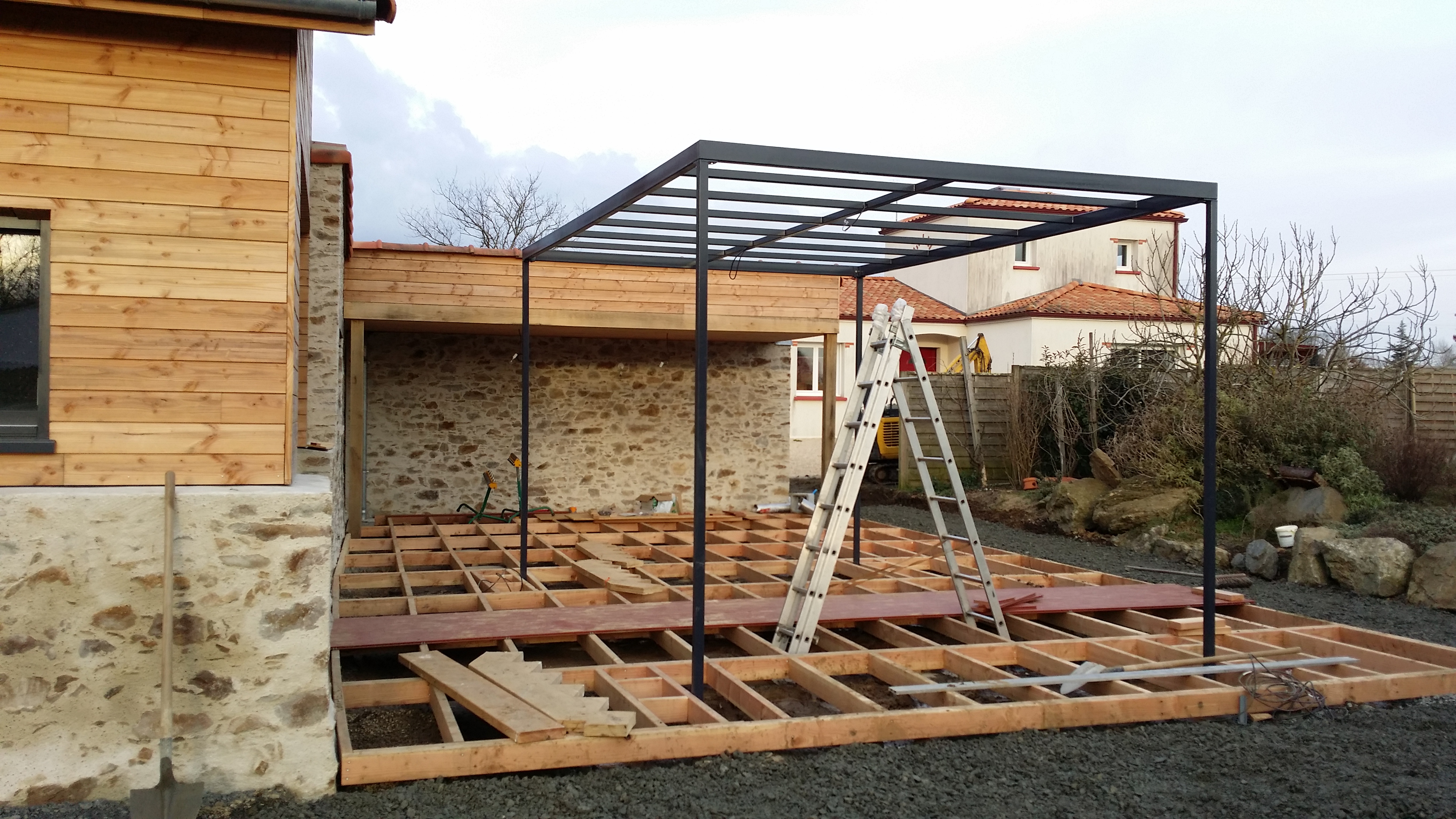 pergola - structure acier