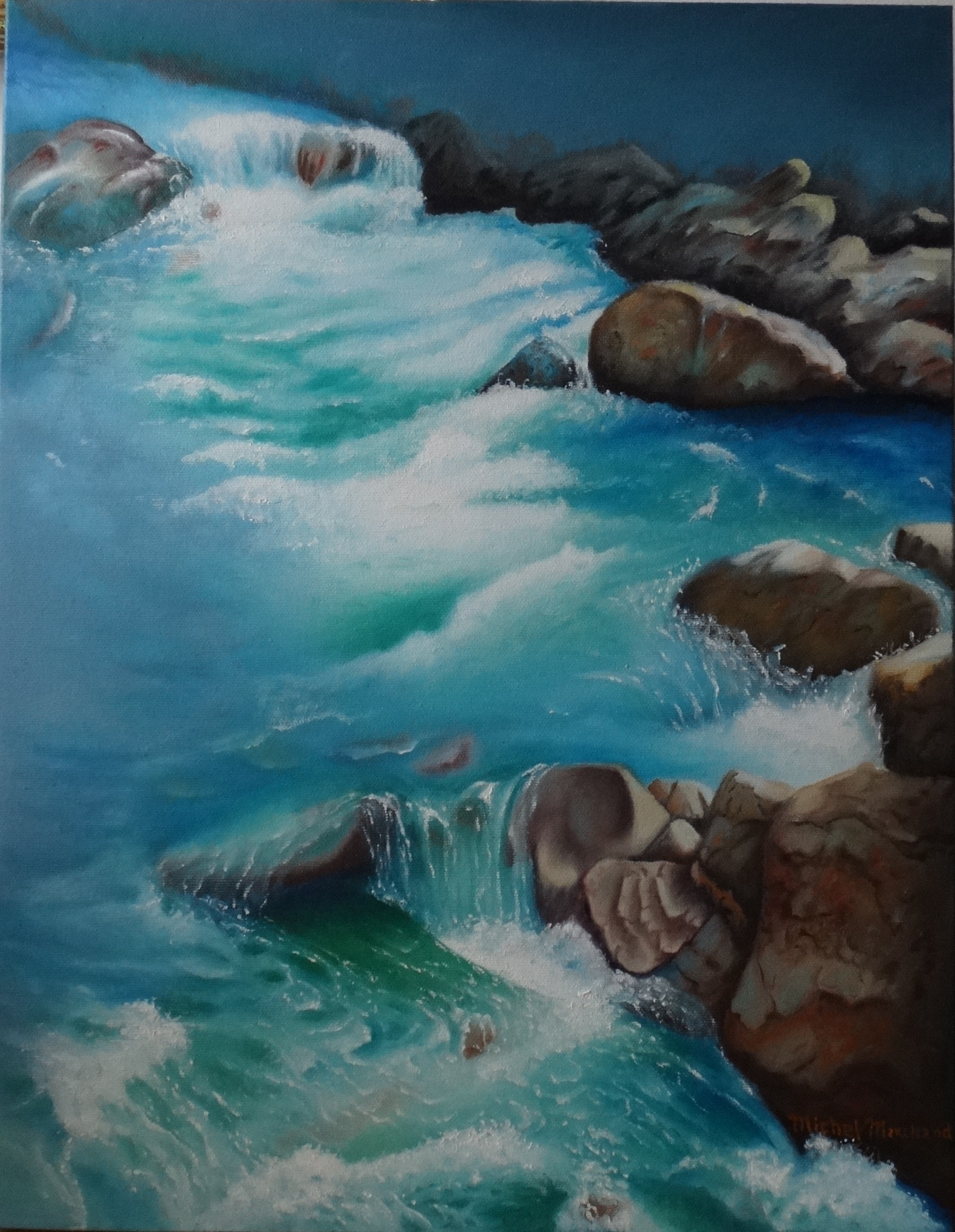 Tourbillon huile 14 x 18 