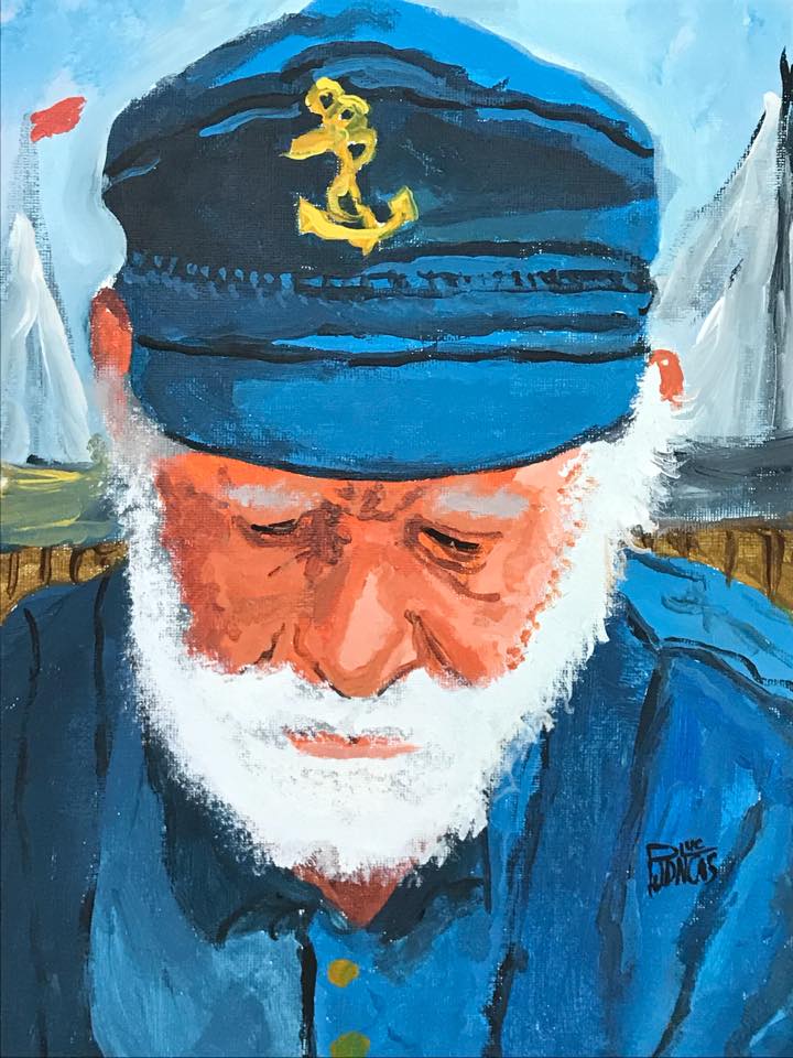 Pecheur peinture painting fisherman 1