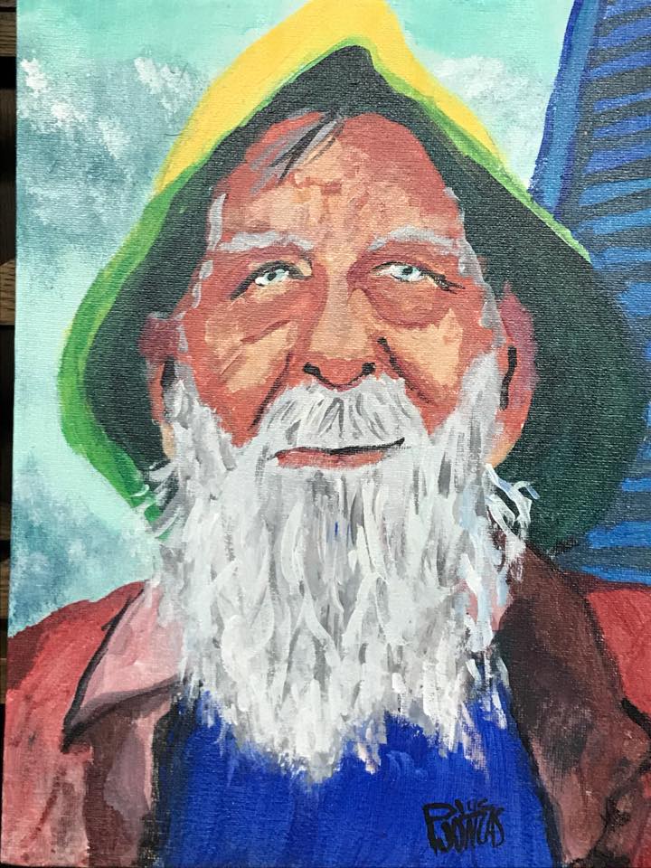 Pecheur peinture painting fisherman 2