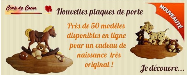 Plaques de porte prénom en bois pour chambre d'enfant