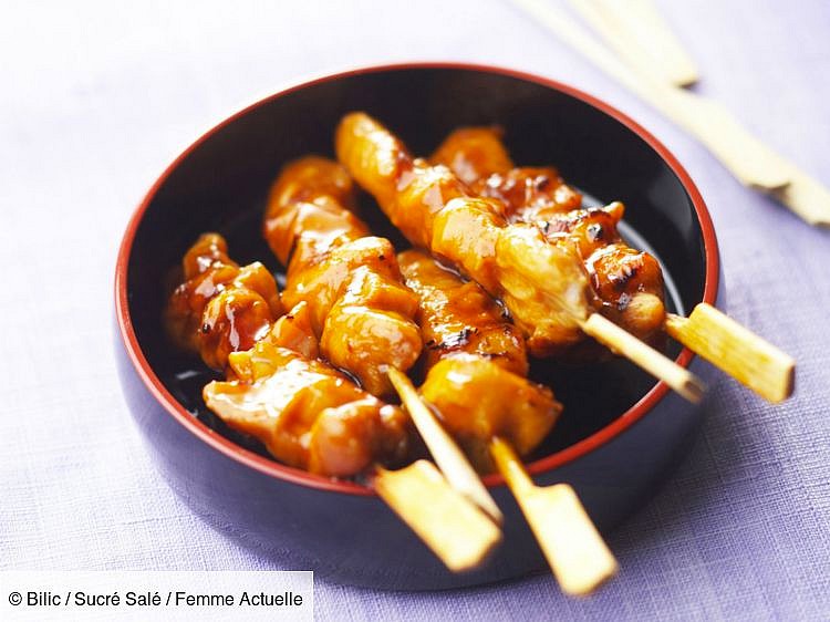 Yakitori brochettes de poulet