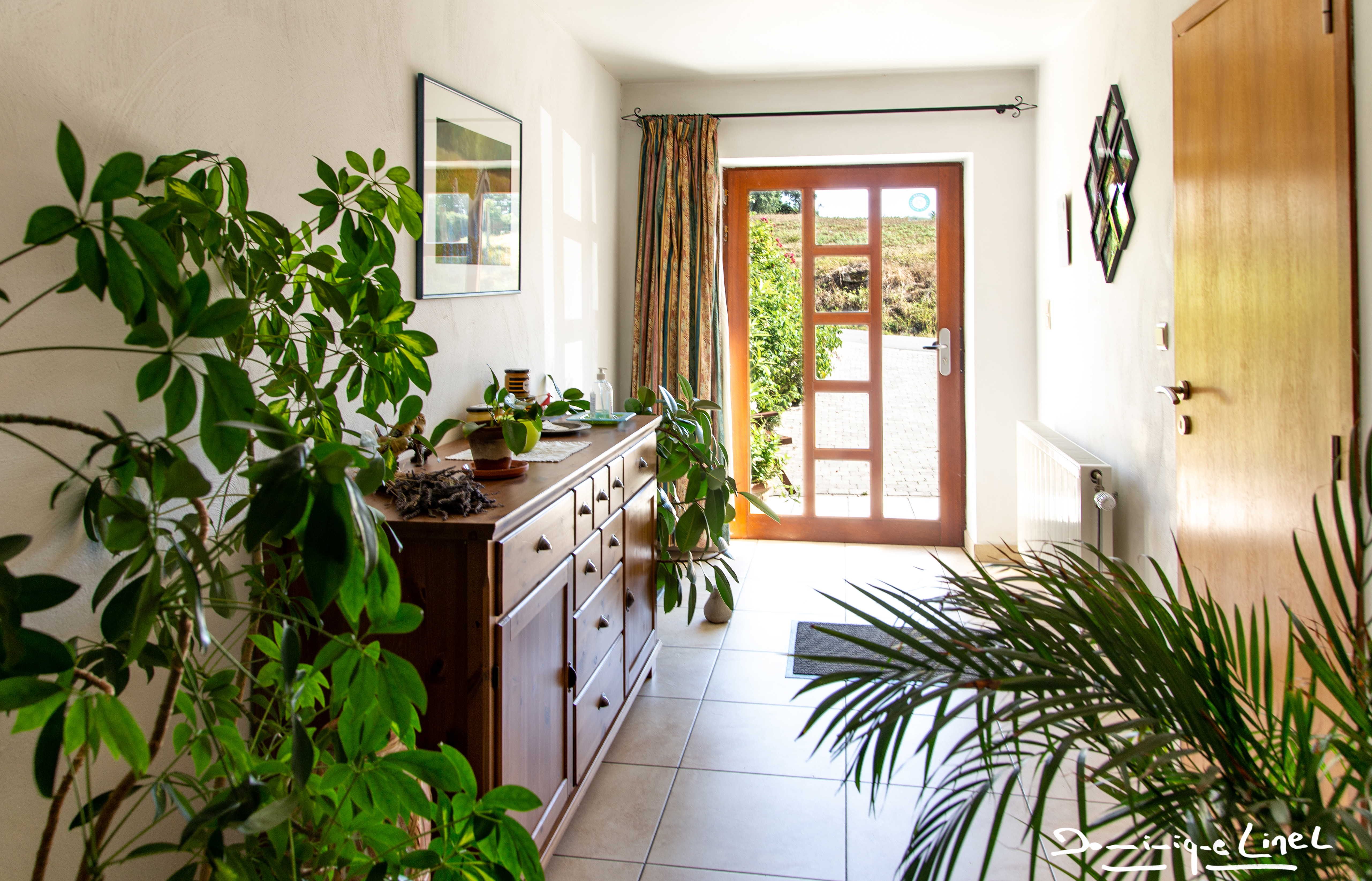 Hall d'entrée du gîte "Au Balcon de la Gaume" 