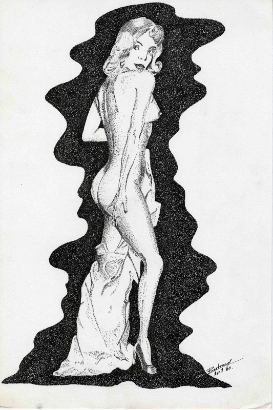 1980 04 nu au voile d apres une photo de Paul de Cordon 533x800 