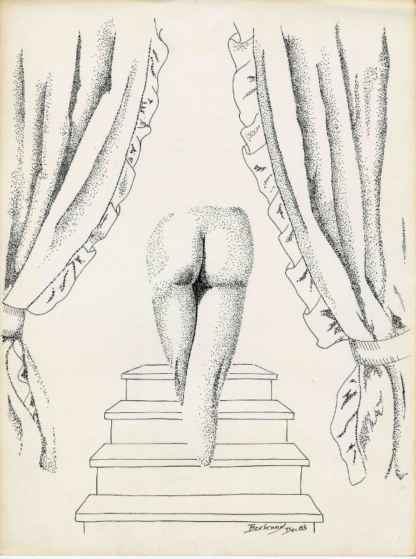 1983 12 la canine coquine monte l escalier 595x800 