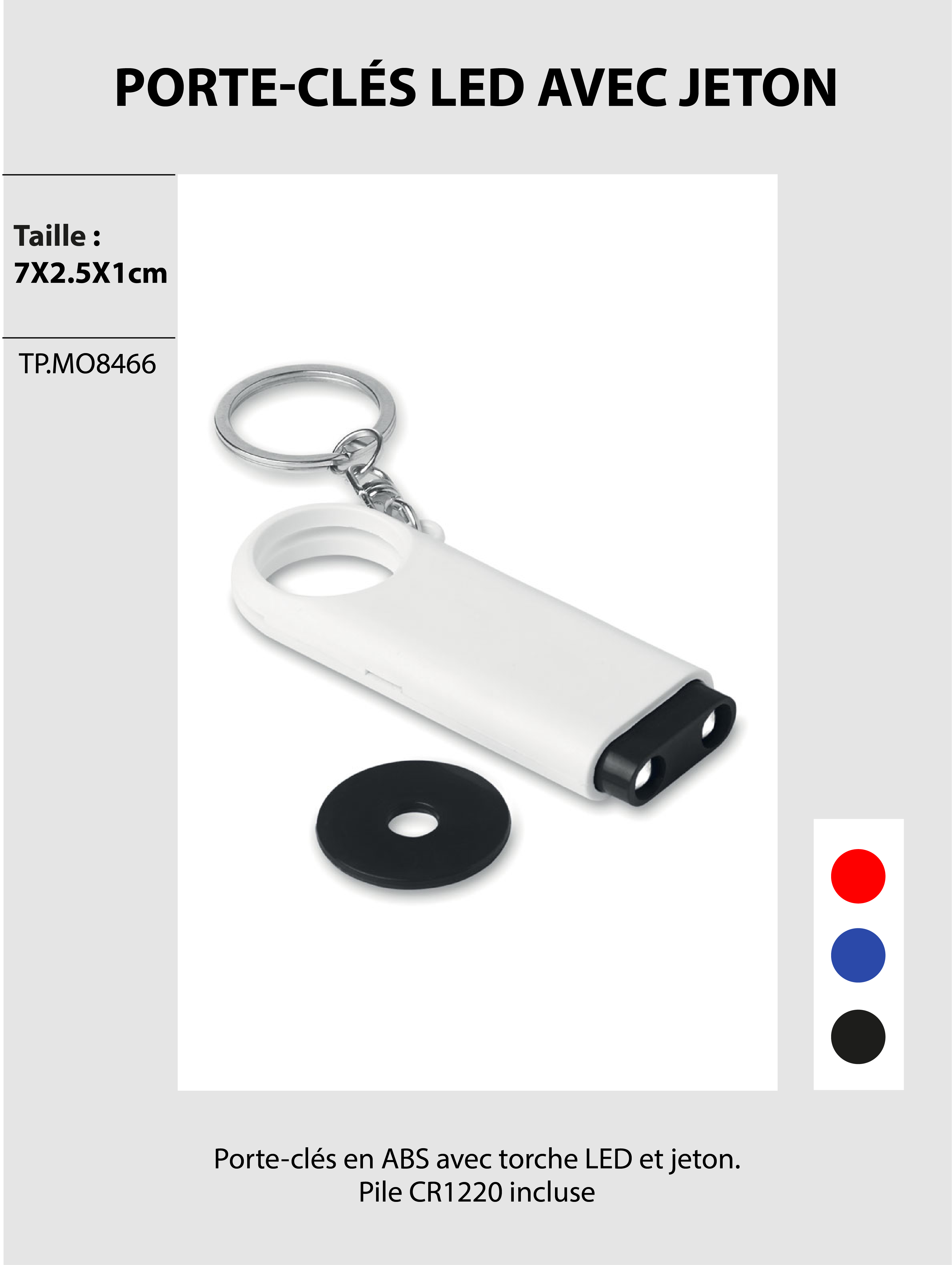 Porte-cles-led-avec-jeton