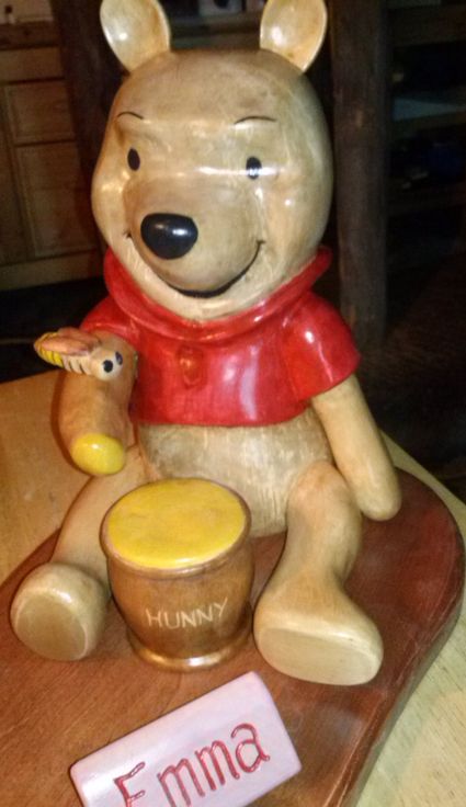 Sculpture personnalisée à la demande et sur mesure de Winnie l'ourson