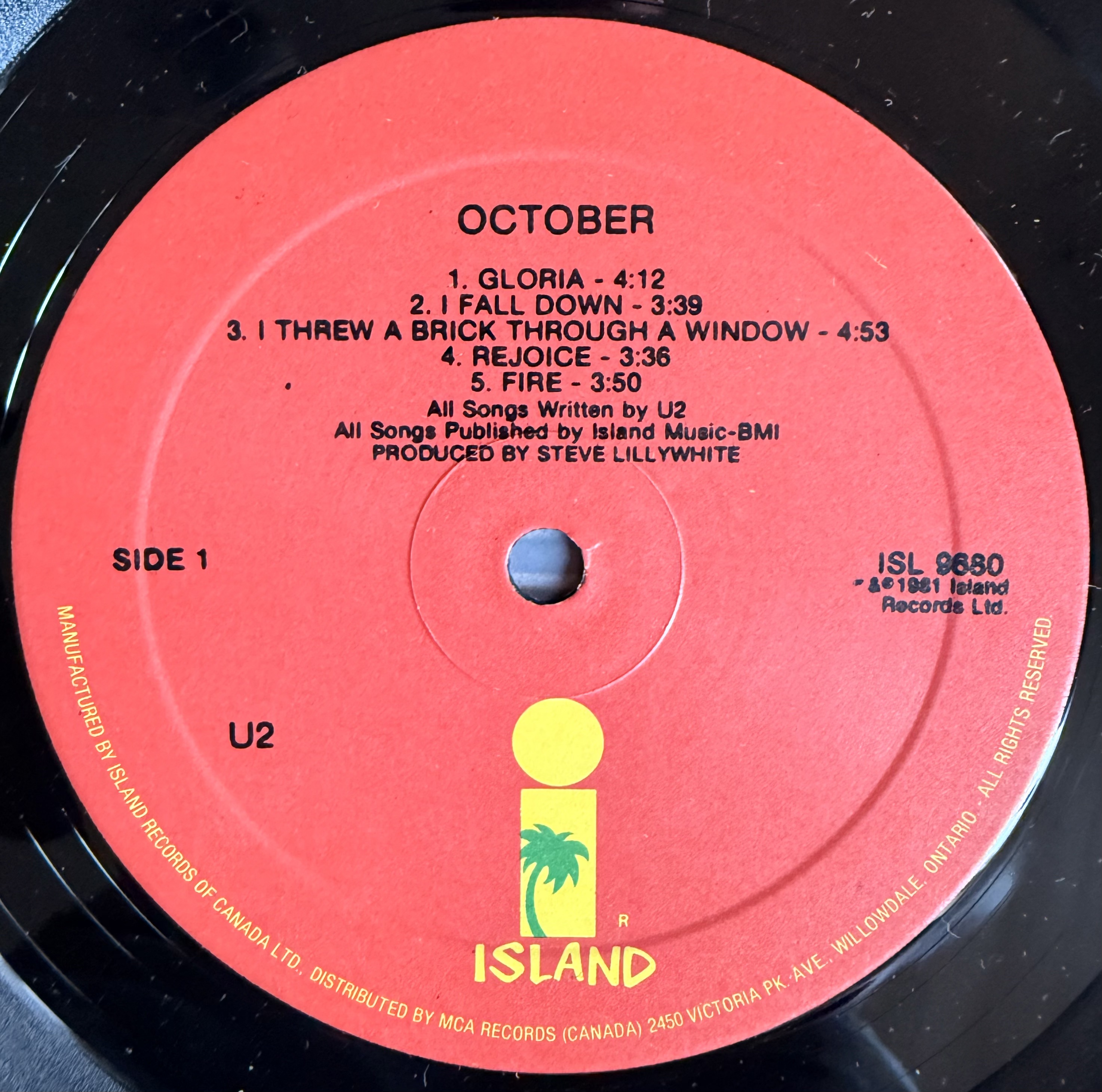 October can isl 9680 a 