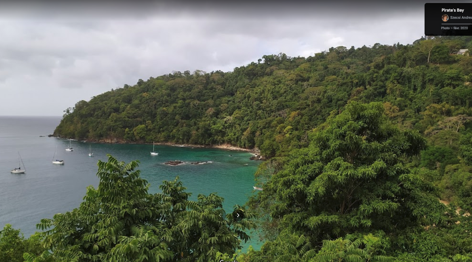 Arrivée à Tobago, Charlotteville, au mouillage de Pirate Bay 