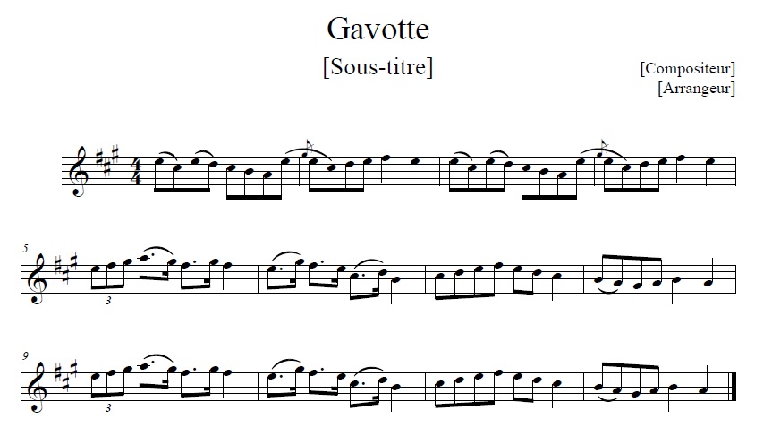 Gavotte