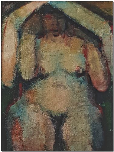 Peinture de l'artiste André Vereecken réalisée en 1967 (environ). Schilderij van kunstenaar André Vereecken gemaakt circa 1967. - 1967 (circa).08 - PHOTO (alb7)
