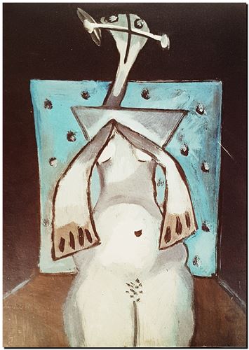 Œuvre de l'artiste André Vereecken réalisée vers 1980. Kunstwerk van de kunstenaar André Vereecken gemaakt circa 1980. - 1980 (circa).34 - PHOTO (alb7)