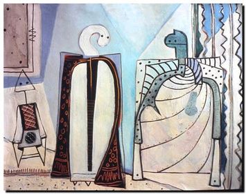 Peinture surrealiste de l’artiste peintre André Vereecken réalisée vers 1980. Surrealistisch schilderij van schilder André Vereecken gemaakt rond 1980. - 1980 (circa).41 - DIAPO