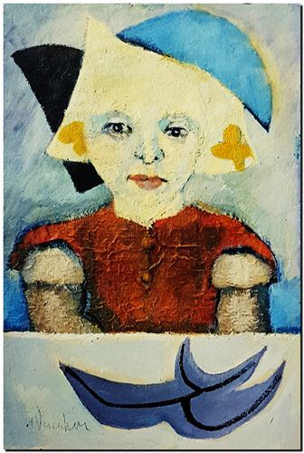 Œuvre d'art de l'artiste André Vereecken réalisée vers 1980. Kunstwerk van de kunstenaar André Vereecken gemaakt circa 1980. - 1980 (circa).24A - PHOTO (alb7)
