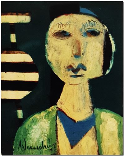 Œuvre d'art de l'artiste André Vereecken réalisée vers 1984. Kunstwerk van de kunstenaar André Vereecken gemaakt circa 1984. - 1984 (circa).19 - PHOTO (alb7)