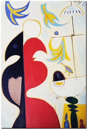 Peinture d'art de l'artiste belge André Vereecken réalisée vers 1985. Schilderij van de Belgische kunstenaar André Vereecken gemaakt circa 1985. - 1985 (circa).06 - PHOTO (alb5)