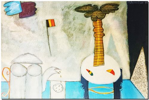 Schilderij van André Vereecken uit 1990.
18