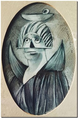 Schilderij van André Vereecken uit 1990.
14