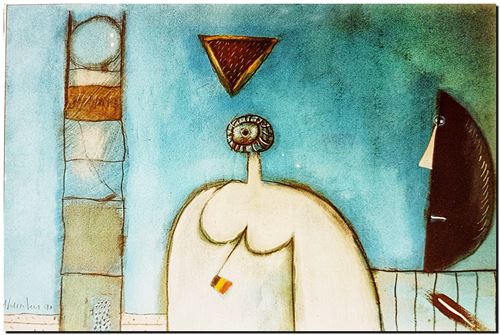 Peinture d'André Vereecken de 1990.
9