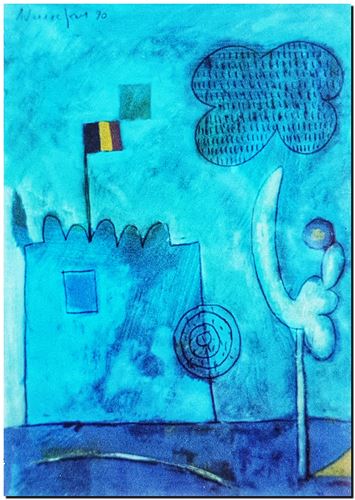 Peinture d'André Vereecken de 1990.
3