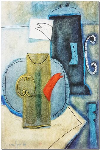 Peinture d'André Vereecken de 1990.
4
