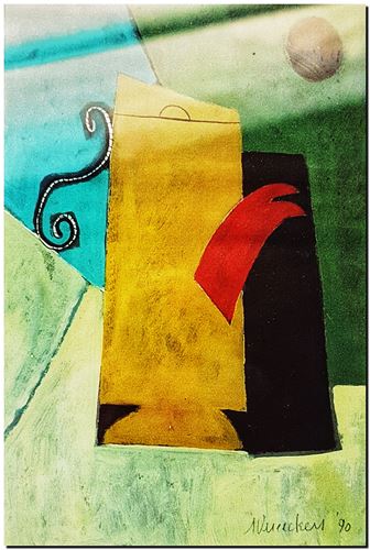 Peinture d'André Vereecken de 1990.
1
