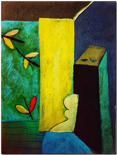 Peinture d'André Vereecken de 1990.
2