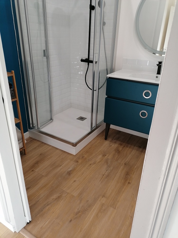 Lame pvc clipsable salle de bain