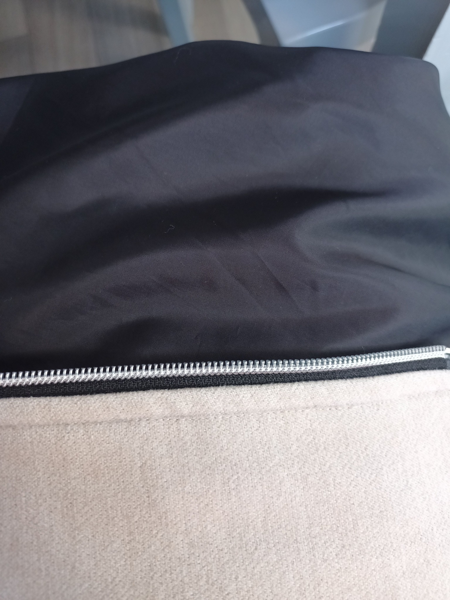 Retouche fermeture eclair