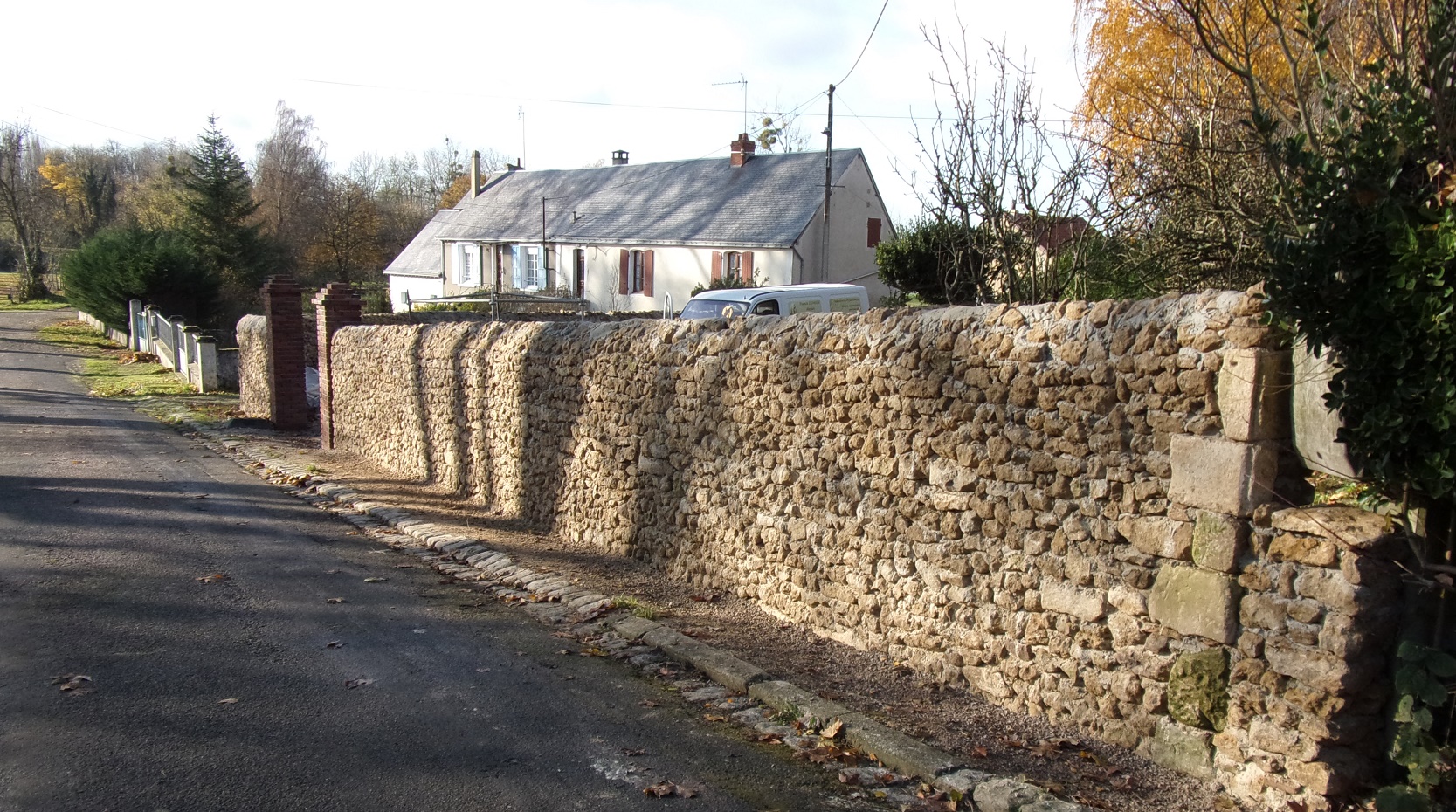 Creation mur en pierre
