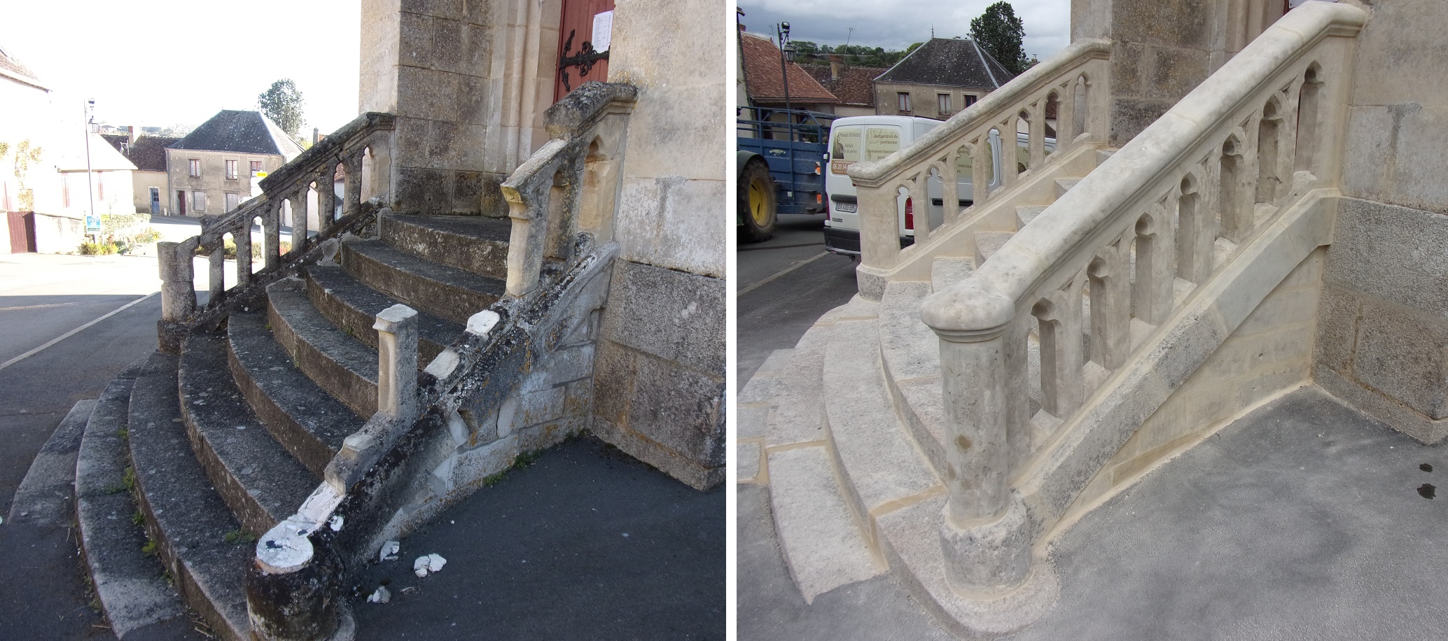 Restauration balustre
