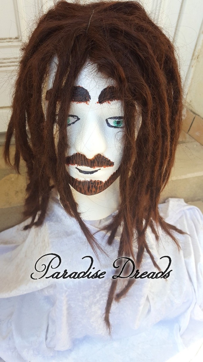 Perruque realiste dread rasta