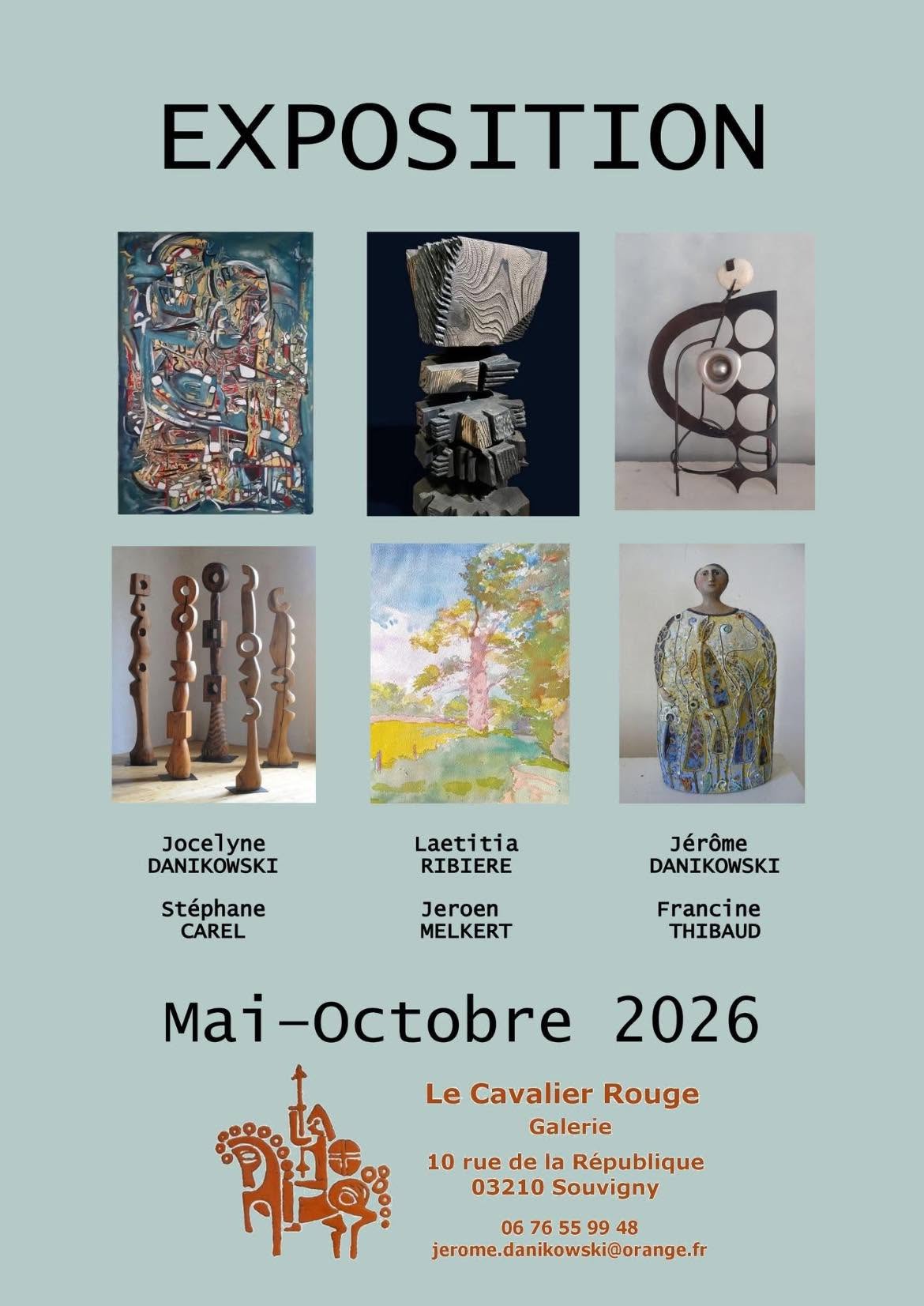 Galerie Le cavalier Rouge - exposition mai à octobre 2026