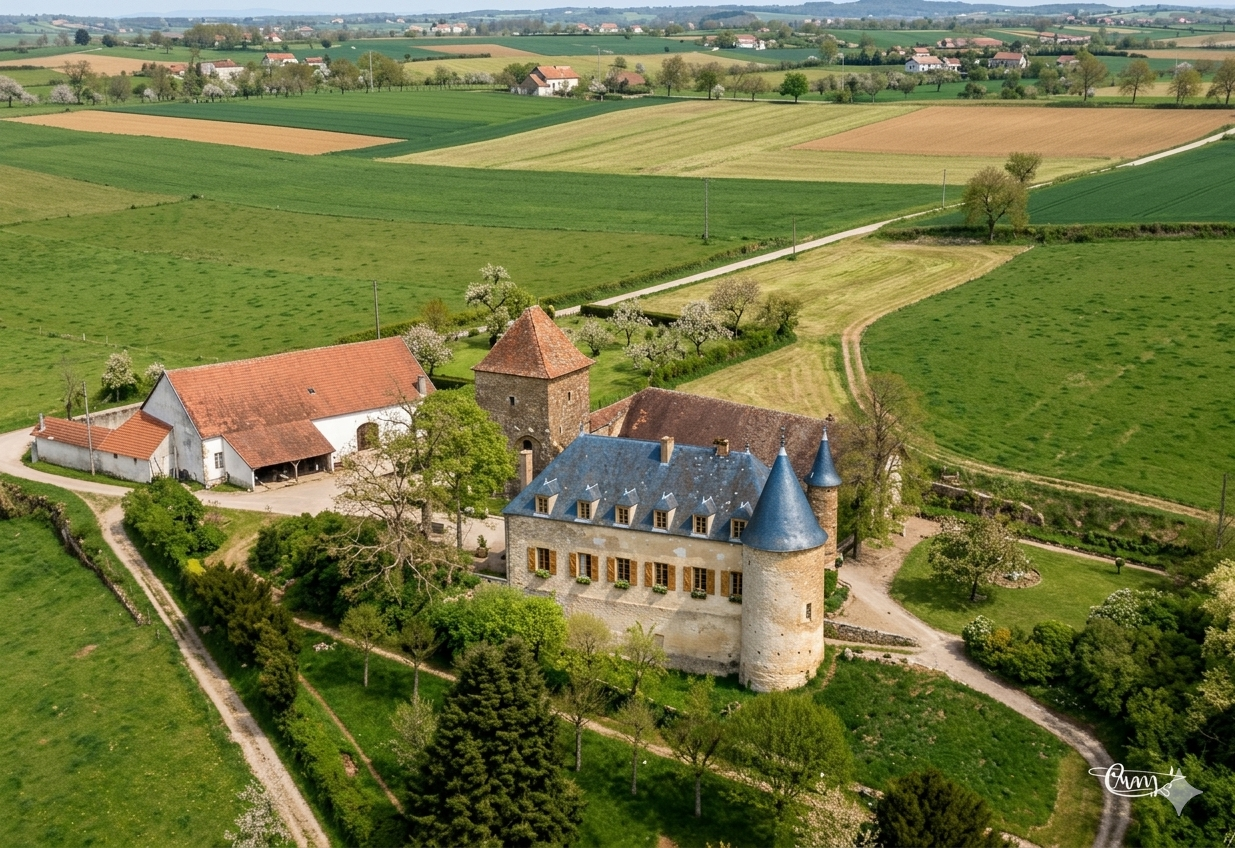 Chateau de la pouge colorise