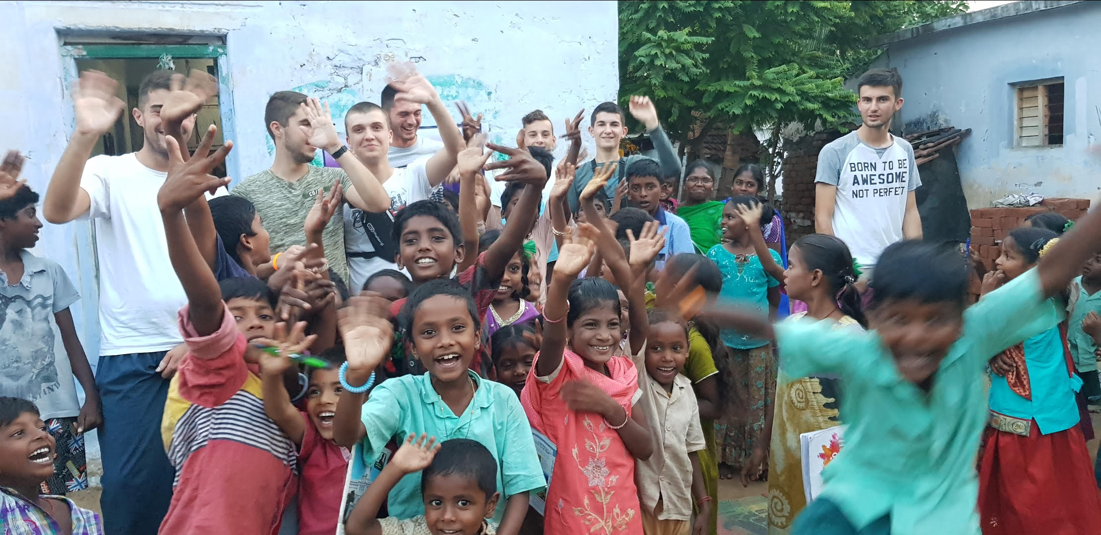 Enfants avec solinde