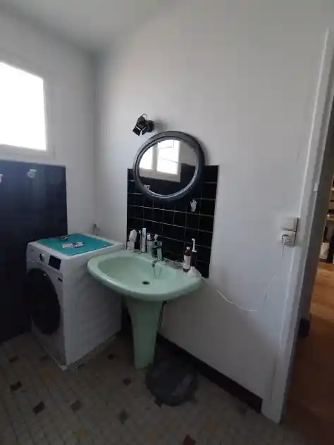 3 remplacer colonne lavabo par meuble a bouguenais